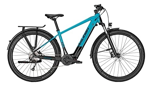 Elektrofahrräder : Raleigh Dundee 9 500Wh Bosch Elektro Trekking Bike 2022 (29" Herren Diamant XL / 52cm, Tealblue / Magicblack Glossy (Herren))