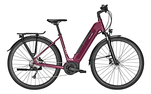 Elektrofahrräder : Raleigh Kent 9 500Wh Bosch Elektro Trekking Bike 2022 (28" Wave S / 43cm, Cassis Glossy (Wave))