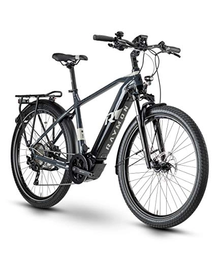 Elektrofahrräder : RAYMON Tourray E 7.0 Pedelec E-Bike Trekking Fahrrad grau 2020: Größe: 56 cm