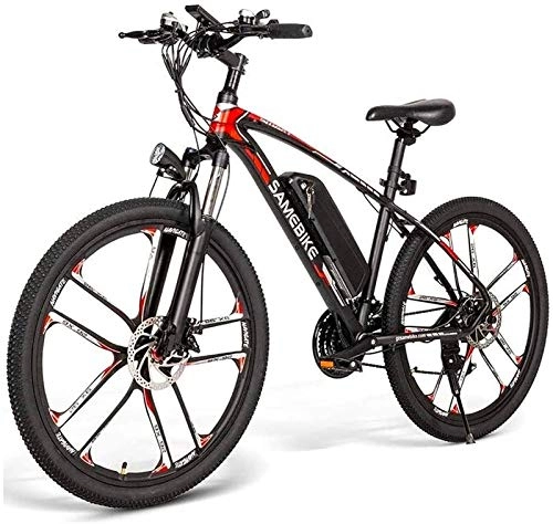 Elektrofahrräder : RDJM Ebike e-Bike, Electric Mountain Bike 26" 48V 350W 8Ah austauschbare Lithium-Ionen-Batterie-elektrisches Fahrrad for Erwachsene Scheibenbremsen Tragfähigkeit 100 kg