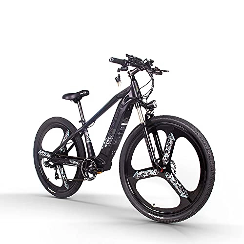 Elektrofahrräder : RICH BIT TOP-520 29"Elektro-Mountainbike, 48V * 10AH Abnehmbarer Lithium-Ionen-Akku, Shimano 7-Gang-Schaltung, 500W MTB-Elektrofahrrad für Erwachsene (Farbe)