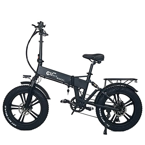 Elektrofahrräder : RX20M Faltendes elektrisches Fahrrad 48V Lithium-Batterie 20 * 4.0 Fetter Reifen Mountainbike Snowbike E-Bike (Standard)