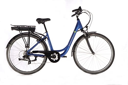 Elektrofahrräder : SAXONETTE E-Bike Advanced Sport 45cm 10, 4Ah Blau Matt