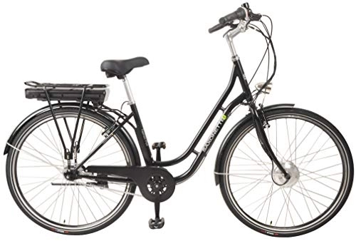 Elektrofahrräder : SAXONETTE Fashion Plus 28" Retro E-Bike 11, 6 Ah 7-Gang Shimano Pedelec Elektrofahrrad schwarz