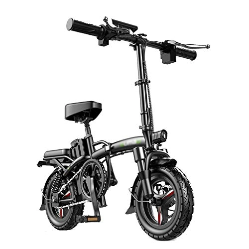 Elektrofahrräder : Style wei Faltbare Elektro-Fahrrad-Lithium-Batterie Aluminium Rahmen-Farben-Schirm Intelligent Aufschalten Instrument DREI Riding Mode