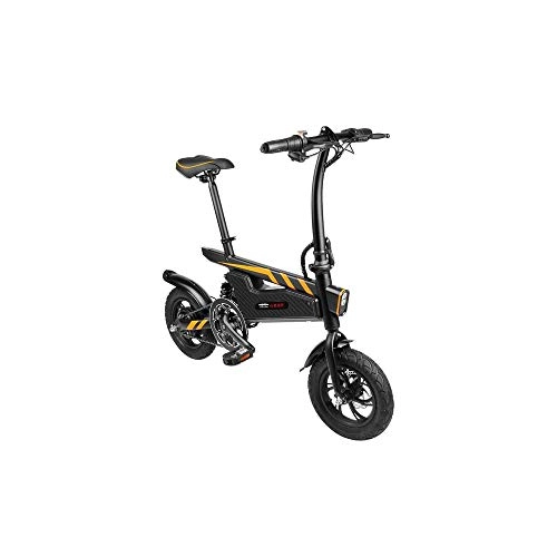 Elektrofahrräder : T&SHY Outdoor faltbares elektrisches Fahrrad, 50 km Super-Batterielebensdauer 250W Motor Herren-Scheibenbremsen tragbare Strae Cross Country-Fahrrad