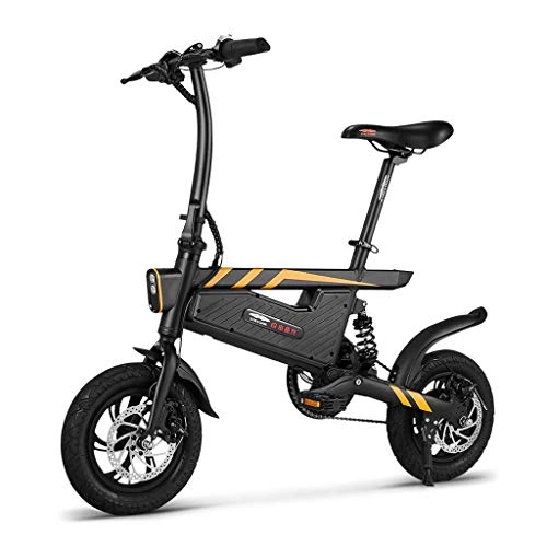 Elektrofahrräder : T18 Elektrofahrrad 12 Zoll Folding Leistung Assist Eletric Fahrrad 250W Motor und Doppelscheibenbremsen Faltbare (Size : US)