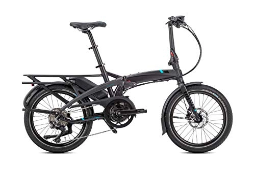 Elektrofahrräder : Tern E-Faltrad 20 Zoll Vektron S10 Black / Blue - Bosch Active Line Plus Mittelmotor, Akku 400 Wh, Shimano 10-Gang Kettenschaltung