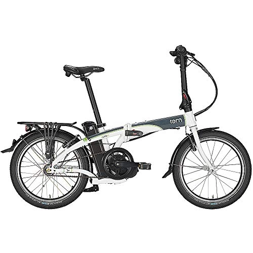 Elektrofahrräder : Tern E-Faltrad E-Bike Pedelec Klapprad Faltrad 20 Zoli Unisex eLink D7i 2018 7G Nexus & BAFANG Weiss 36V 10, 4Ah