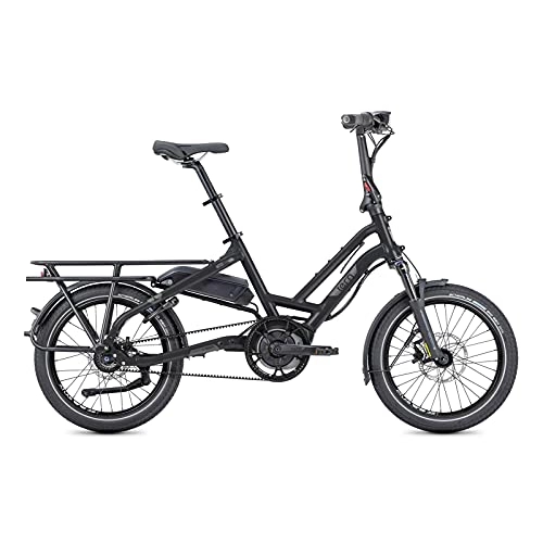 Elektrofahrräder : Tern Unisex Fahrrad HSD S8i E-Bike Lastenrad, 20", Schwarz, 021222