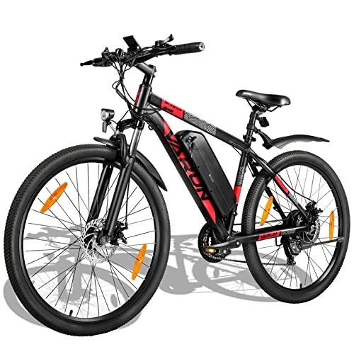 Elektrofahrräder : VARUN E Bike Damen Herren E-Mountainbike Aluminiumlegierung 27.5 Zoll Elektrofahrrad mit 250W 48V 12.5Ah Abnehmbarer Lithium-Ionen-Akku