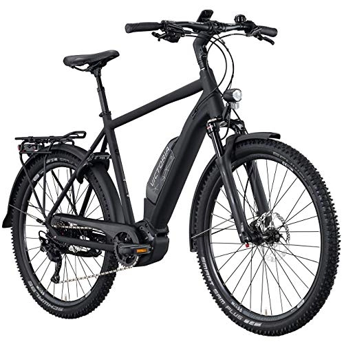 Elektrofahrräder : Victoria E-Adventure 8.8 Herren E-Bike 2020 Schwarz-Matt (60cm)