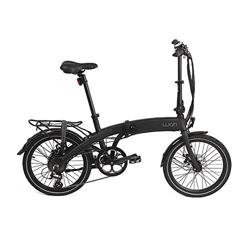 Elektrofahrräder : wabbikes Elektrisches Fahrrad faltbar, Schwarz