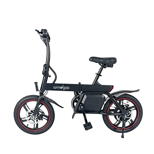 Elektrofahrräder : Windgoo B20 Pro Lange Pendeln & Touren-Elektrofahrrad, langlebige 36 V Batterie, Scheibenbremse, Elektrofahrrad mit Sitz, 200 W Leistungsmotor, City Commuter Bike