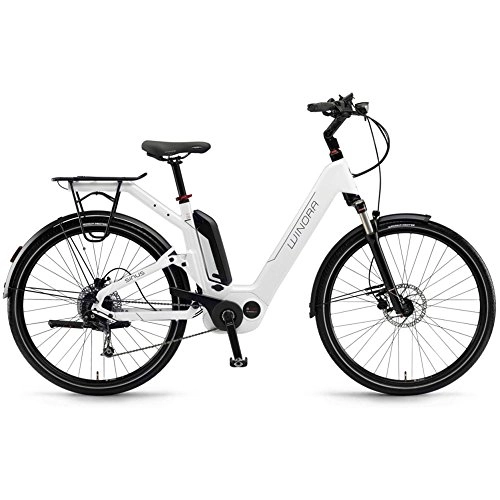 Elektrofahrräder : Winora E-Bike Dyo 9 Einrohr 500Wh 28'' 9-G Deore 18 Winora BPI saltwhite 54