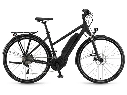 Elektrofahrräder : Winora E-Bike Yucatan X20 Damen 500Wh 28'' 20-G XT 18 YXC Black matt 48