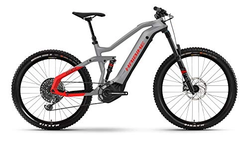 Elektrofahrräder : Winora Haibike AllMtn 6 Yamaha Elektro Bike 2021 (L / 47cm, Urban Grey / Black / Red Matte)