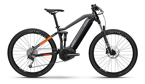 Elektrofahrräder : Winora Haibike FullSeven 4 Yamaha Elektro Bike 2021 (L / 48cm, Cool Grey / Lava Matte)