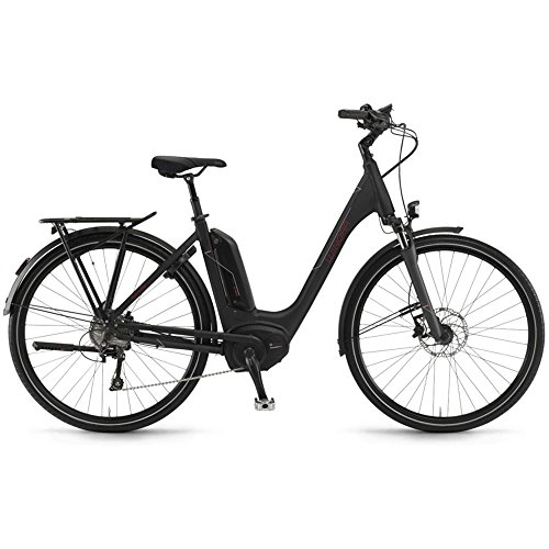 Elektrofahrräder : Winora Tria 10 Einrohr 500Wh 10G. Deore 28" BPI RH 46 schwarz matt E-Bike