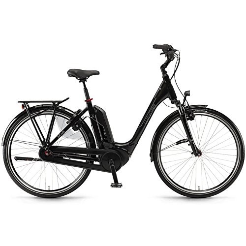 Elektrofahrräder : Winora Tria N7F NL 400 Pedelec E-Bike Trekking Fahrrad schwarz 2019: Größe: 50cm