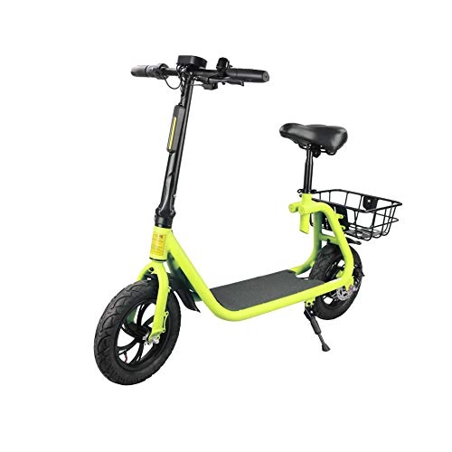 Elektrofahrräder : WSBBQ 350W Faltett-Elektro-Bike-Adult Scooter Portable und Easy to Store in Caravan, Motor Home, Boot. Short Charge Lithium-Ionen-Batterie und Silent Motor eBike, Green
