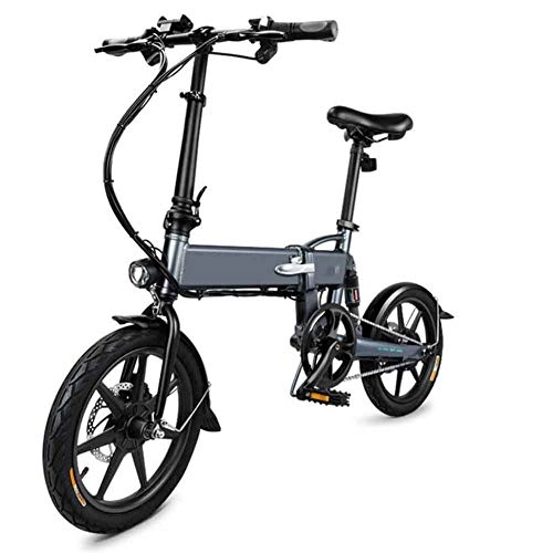 Elektrofahrräder : XFY 250W 14 Zoll Leichtgewicht E-Bike - Unisex Faltrad Hybrid Roller Elektrisch Faltbares & Tragbares Elektrisches Fahrrad