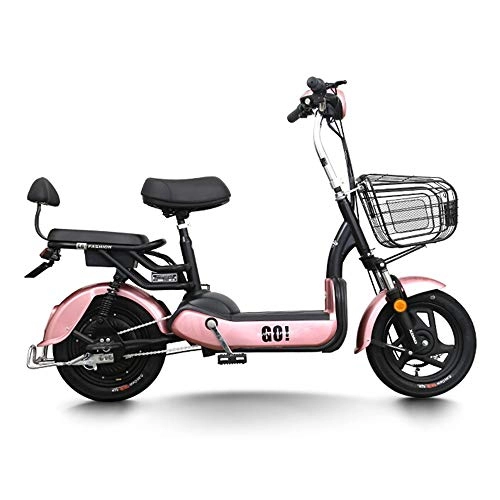 Elektrofahrräder : XIXIA X Elektro-Fahrrad 48V Roller Erwachsene Batterie Auto Senioren Roller zum Mitnehmen Kleines Elektro-Fahrrad Zweirad Elektro-Fahrrad