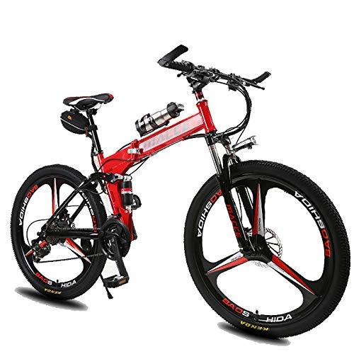 Elektrofahrräder : XXZ Elektrofahrrad Mountainbike, 26" Elektrisches Fahrrad mit 36V 6.8Ah Lithium-Batterie und 21-Gang