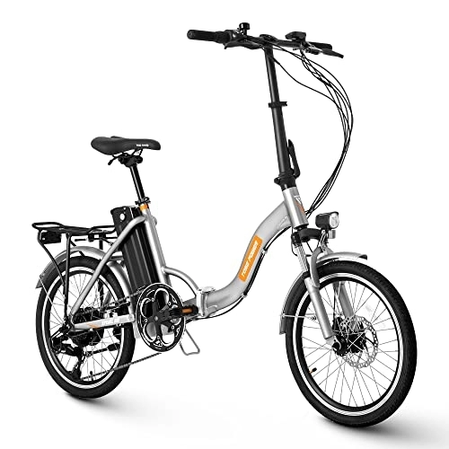Elektrofahrräder : YOSE POWER 20'' Faltrad Bike 36V 250W Heckmotor mit Shimano 7 Gang Schraubritzel Damen E-Bike mit 36V 13Ah Akku