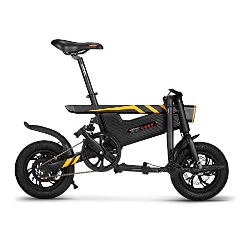 Elektrofahrräder : YOUSR Electric Bike 12 Zoll Folding Power-Assist-elektrisches Fahrrad E-Bike 250W Motor Und Doppelscheibenbremsen