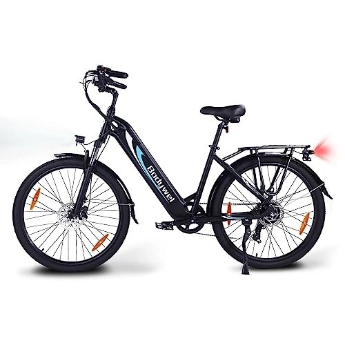 Falträder : Bodywel A275 27, 5 Zoll E-Bike 250W / 36V 15Ah Akuu Reichweite 70-90km Eletrofahrrad mit Shimano 7 Gang Herren Damen