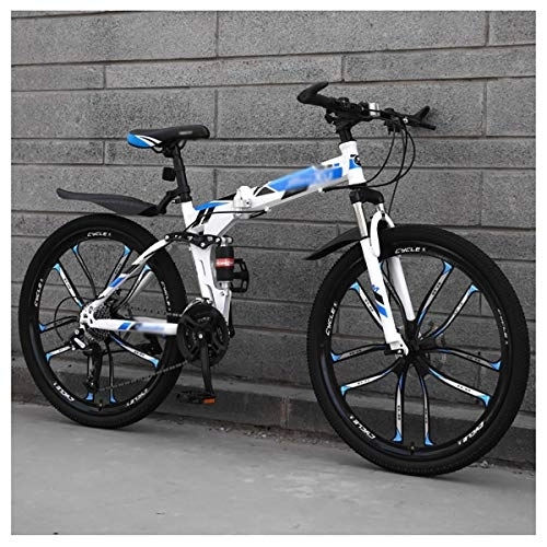 Falträder : Eicht und robust Faltbares Fahrrad, ultraleichte tragbare Falträder MTB, Unisex Fahrrad, 24 * 26Zoll 21 * 24 * 27 Geschwindigkeit faltbares Sport- / Mountainbike