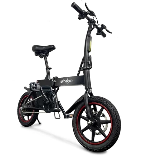Falträder : Elektrofahrrad, 14 / 16 Zoll E Bike mit 250W Motor, Höchstgeschwindigkeit 25 km / h, faltbares Elektrofahrrad, 36V / 6.0Ah / 7.5Ah Batterien verfügbar, Geeignet für Jugendliche unter 185 cm