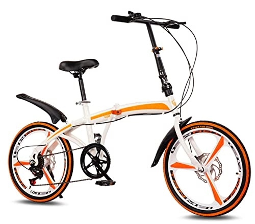 Falträder : Faltrad Faltrad Citybike, Ultraleichtes tragbares Faltrad, Retro-Stil Citybikes Faltbares Trekkingrad Leichtes Fahrrad, Erwachsene Männer und Frauen im Freien Reitausflug C, 20 Zoll
