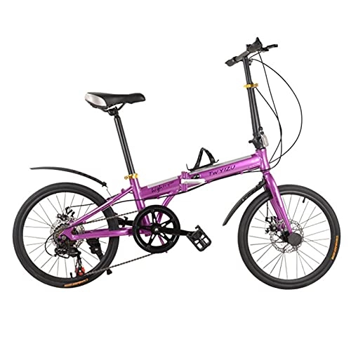 Falträder : JXINGY Kinderfahrrad Klappfahrrad, 20 Klappfahrrad, Mini Compact City Fahrrad