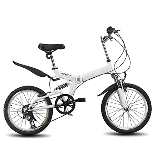 Falträder : LiRuiPengBJ Kinderfahrrad 20 Zoll Faltbar MTB-Fahrrad 6-Gang-Mountainbike, Verstellbarer Sitz mit Scheibenbremse Stadtfahrrad (Color : Style3)