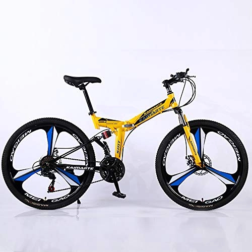 Falträder : Mountainbike 21-Gang-Stahlrahmen 26 Zoll Rder Doppelaufhebung Faltrad mit 25 Modellen zur Auswahl, Style21