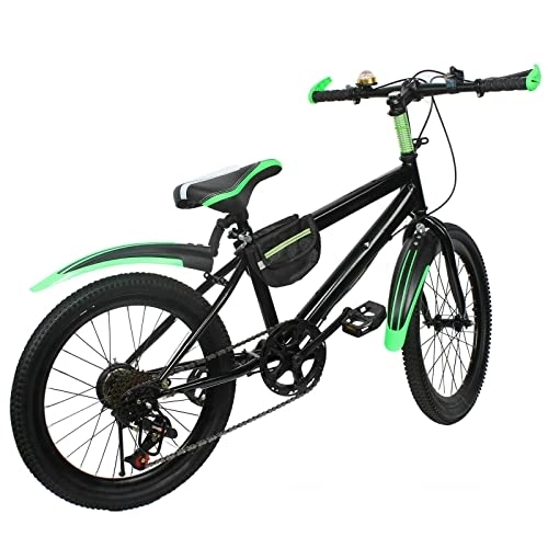 Falträder : Mountainbike Kinder Jungen Fahrrad Kinderfahrrad Bike Doppelscheibenbremse Grün 20 Zoll 6 Gang