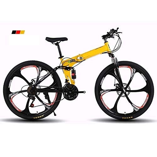 Falträder : N / A YYHEN Mountainbike Faltrad 26 Zoll / 21 Speed ​​Faltrad für Erwachsene / Mountainbikes, Mountainbike mit Variabler Geschwindigkeit