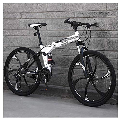 Falträder : STRTG Erwachsene Männer Freizeit Fahrrad, ultraleichte tragbare Faltbares Fahrrad, 24 * 26 Zoll Klapprad MTB, leicht und robust Falt-Fahrrad, 21 * 24 * 27 Geschwindigkeit Klappfahrrad