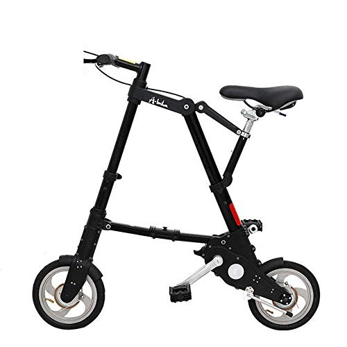 Falträder : SXROMDA Fahrräder, Faltfahrrad 8 / 10 Zoll Aluminiumlegierung Ultraleichte Mini Falten Fahrrad Einkaufen U-Bahn Reise Tragbare Tasche Unisex Cyclling, D, 8inch