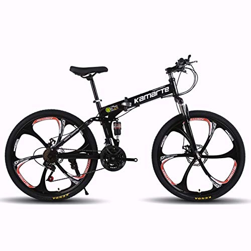 Falträder : WZB 26"Aluminium Mountainbike 27-Gang-Fahrrad, Magnesiumlegierung Rder Fahrrad, in Mehreren Farben, 12, 26