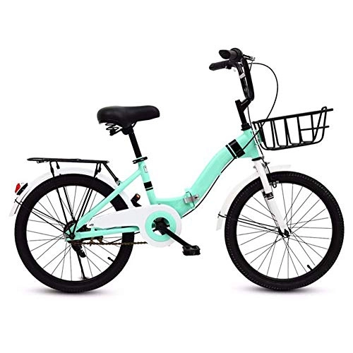 Falträder : YEDENGPAO 20" Folding Stadt Fahrrad, Faltrad, Erwachsene Folding Fahrrad, Faltbare Mini Carbon City Bike Klapprad, Blau