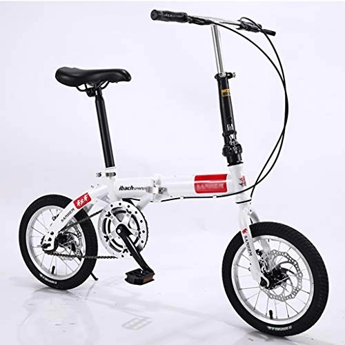 Falträder : YYSD Erwachsene Klapprad 5 Gang Mini Lightweight Doppelscheibenbremsen rutschfeste Fahrräder für Männer, Frauen, Studenten, Büroangestellte (Geeignete Höhe: 125-175 cm)