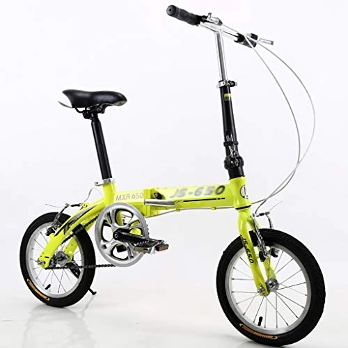 Falträder : YYSD Mini Lightweight Alloy Folding City Bike Fahrrad Student Bikes für Erwachsene Männer Und Frauen - Maximale Belastung 120kg