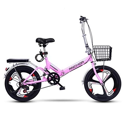 Falträder : ZDXC Klappbares Mini-Bike, 20-Zoll-Räder, Fahrrad mit Variabler Geschwindigkeit, Verstellbare Sitzradfahrräder, Leichtes Fahrrad für Erwachsene