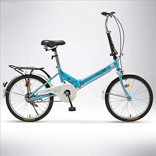 Falträder : Zlw-shop Faltbares Fahrrad Ultra-Light Erwachsene tragbare Falten Fahrrad Kleine Geschwindigkeit Fahrrad Faltrad im Freien (Color : D)