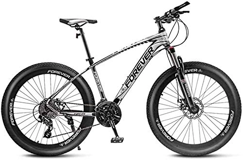 Mountainbike : 24"Erwachsene Mountainbikes, Rahmen Dual-Suspension Mountainbike, Aluminiumlegierung, Aluminium-Legierung, Alles Gelände Mountainbike, 24 / 27 / 30 / 33 Geschwindigkeit 6-11, C, 27 Geschwindigkeit fengon