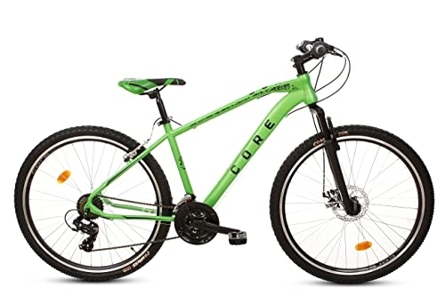 Mountainbike : 27, 5 Zoll Kinder Jungen Damen Mädchen Herrenrad Herren Jugend MTB Fahrrad Mountainbike Jugendfahrrad 21 Gang Shimano Bike Rad Gabelfederung Federgabel Scheibenbremse Disk R15 CORE Grün R015029