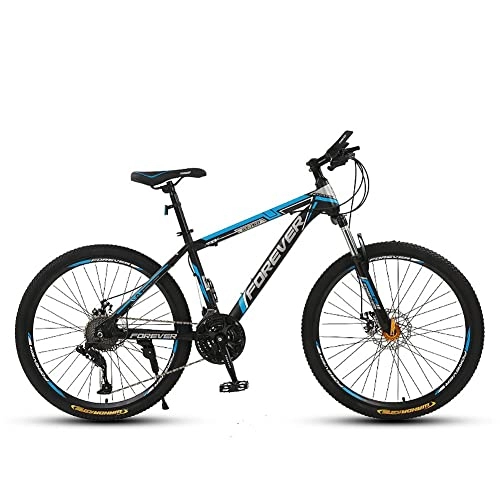 Mountainbike : ACLFF 26 Zoll Mountainbike Fahrrad mit Vollfederung 27-Gang, Mechanische Doppelscheibenbremse, Verdickter Rahmen aus Kohlenstoffstahl, Geeignet, für Jungen, Mädchen, Männer und Frauen